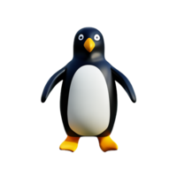 Pinguin 3d Rendern Symbol Illustration png