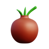 onion 3d rendering icon illustration png