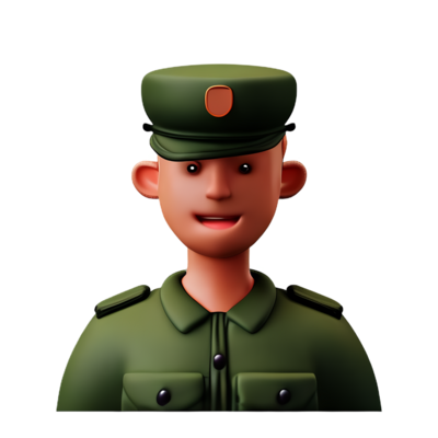 soldier face 3d rendering icon illustration 28584654 PNG