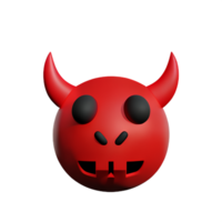 diable 3d le rendu icône illustration png