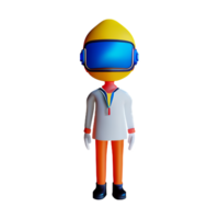 futuriste 3d le rendu icône illustration png