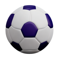 football Balle 3d le rendu icône illustration png