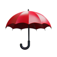 parapluie 3d le rendu icône illustration png