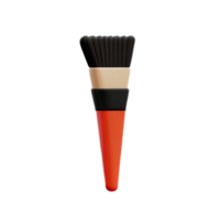 paint brush 3d rendering icon illustration png