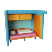 room 3d rendering icon illustration png