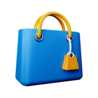 bag 3d rendering icon illustration png