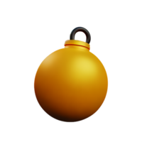 bomb 3d rendering icon illustration png