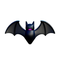 bat 3d rendering icon illustration png