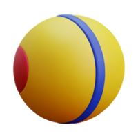 boll 3d tolkning ikon illustration png