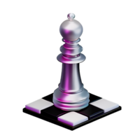 xadrez 3d Renderização ícone ilustração png