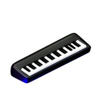 piano 3d Renderização ícone ilustração png