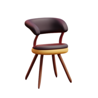 chair 3d rendering icon illustration png