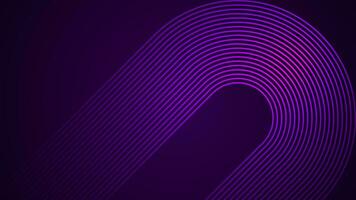 Dark violet simple abstract background with lines in a curved style geometric style as the main element. vector