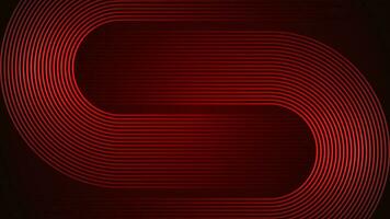 Dark red simple abstract background with lines in a curved style geometric style as the main element. vector
