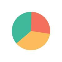 Pie chart. Infographic element. vector