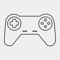 icono del controlador de juego vector