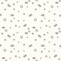 Geometric draw seamless pattern Background vector