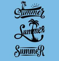 gratis verano camiseta diseño y vector archivo