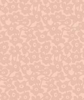 Abstract floral minimalist seamless pattern background vector