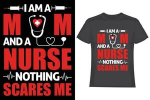 nurse vector t-shirt, mom nurse design