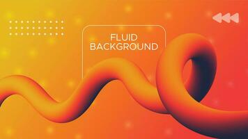 Unique Abstract Fluid Background Design Template vector