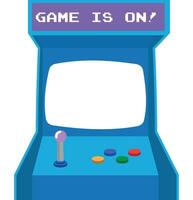 retro game arcade machine, video game, vintage, background, template vector