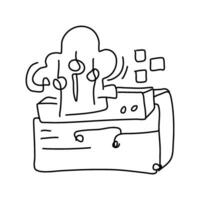 Empower your website and mobile app with Flat Illustration AWS Microservices. Optimize, scale, and elevate your digital solutions on the cloud vector