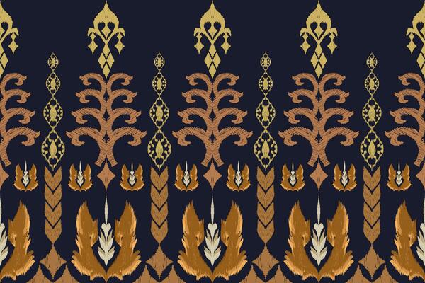 Geometric ethnic oriental traditional art pattern.Figure tribal embroidery style.Design for background,wallpaper,clothing,wrapping,fabric,element,,vector illustration.