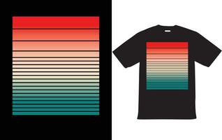 diseño de camiseta de verano vintage vector