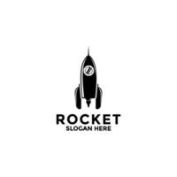 rocket logo vector design icon template