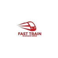 tren logo vector ilustración diseño.rápido tren logo.alto velocidad tren logo icono modelo