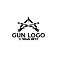 Creative Gun Logo Design. Gun Logo Template. Gun Vector