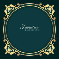 Luxury vintage invitation background. - Vector. vector