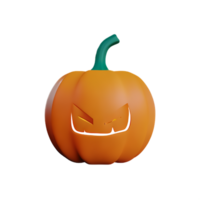 pumpkin  3d rendering icon illustration png