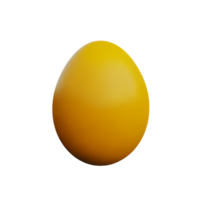 ägg 3d tolkning ikon illustration png