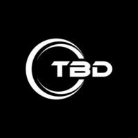 TBD Letter Logo Design, Inspiration for a Unique Identity. Modern Elegance and Creative Design. Watermark Your Success with the Striking this Logo. vector