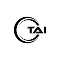 TAI Letter Logo Design, Inspiration for a Unique Identity. Modern Elegance and Creative Design. Watermark Your Success with the Striking this Logo. vector