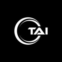 TAI Letter Logo Design, Inspiration for a Unique Identity. Modern Elegance and Creative Design. Watermark Your Success with the Striking this Logo. vector