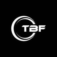 TBF Letter Logo Design, Inspiration for a Unique Identity. Modern Elegance and Creative Design. Watermark Your Success with the Striking this Logo. vector