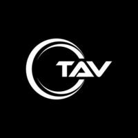 TAV Letter Logo Design, Inspiration for a Unique Identity. Modern Elegance and Creative Design. Watermark Your Success with the Striking this Logo. vector