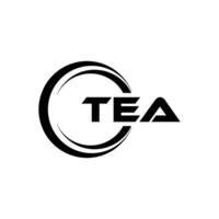 TEA Letter Logo Design, Inspiration for a Unique Identity. Modern Elegance and Creative Design. Watermark Your Success with the Striking this Logo. vector