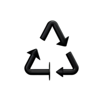 recycler 3d le rendu icône illustration png