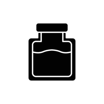 mermelada icono. sólido icono vector