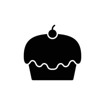 pie icon. solid icon vector