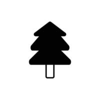 pine icon. glyph icon vector
