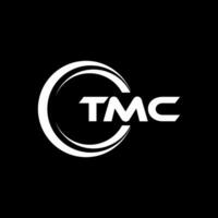 tmc letra logo diseño, inspiración para un único identidad. moderno elegancia y creativo diseño. filigrana tu éxito con el sorprendentes esta logo. vector