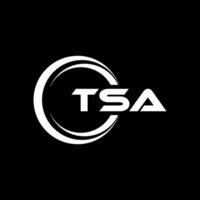 TSA Letter Logo Design, Inspiration for a Unique Identity. Modern Elegance and Creative Design. Watermark Your Success with the Striking this Logo. vector