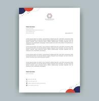 Modern professional corporate Company office brand simple Abstract creative clean minimalist Elegant business style letterhead.Letterhead,business proposal letter,standard,best,unique design template. vector