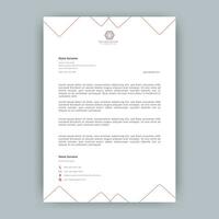 Modern professional corporate Company office brand simple Abstract creative clean minimalist Elegant business style letterhead.Letterhead,business proposal letter,standard,best,unique design template. vector