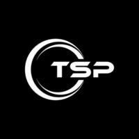 TSP Letter Logo Design, Inspiration for a Unique Identity. Modern Elegance and Creative Design. Watermark Your Success with the Striking this Logo. vector